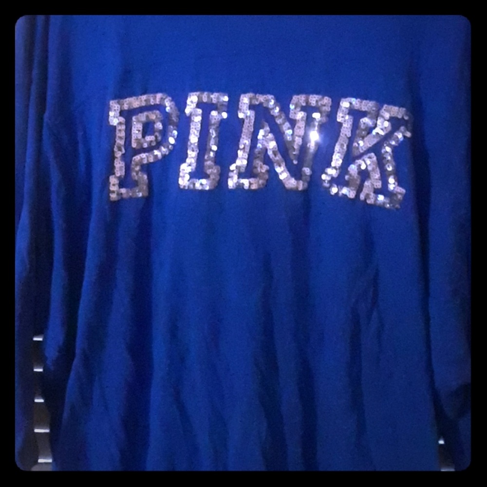 💎PINK sparkle shirt💎 3/4 sleeve size L